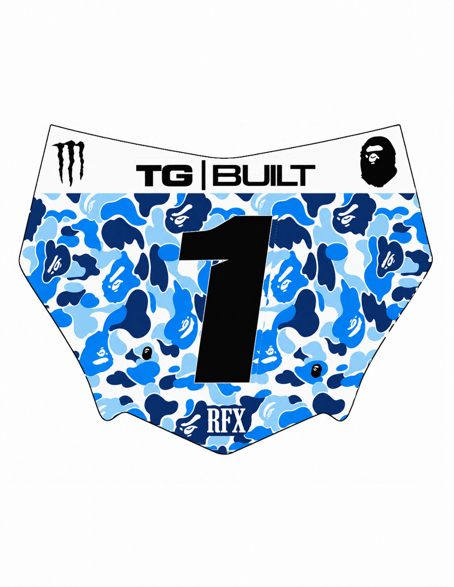 Bape Blue Decal